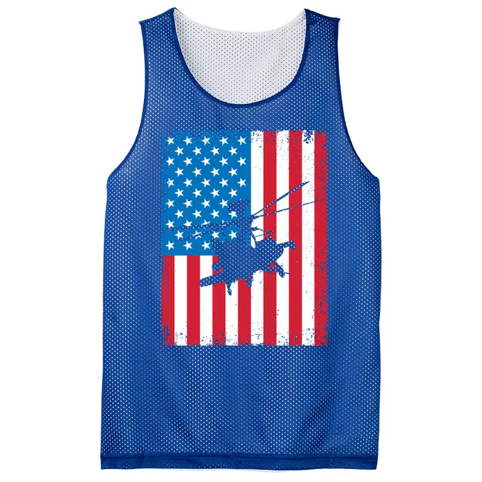 American Flag Usa Chopper Patriotic Veteran's Day Soldier Gift Mesh Reversible Basketball Jersey Tank