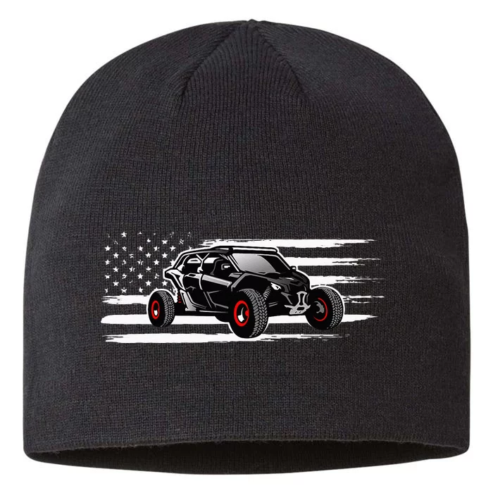 AMERICAN FLAG UTV SIDE BY SIDE SXS OFF ROAD 8 1/2in Sustainable Knit Beanie