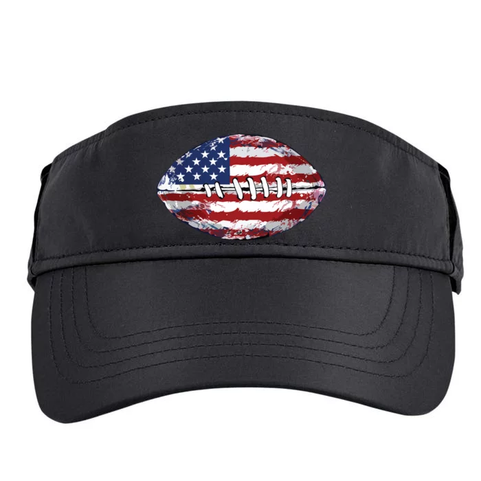 American Football Usa Flag Adult Drive Performance Visor