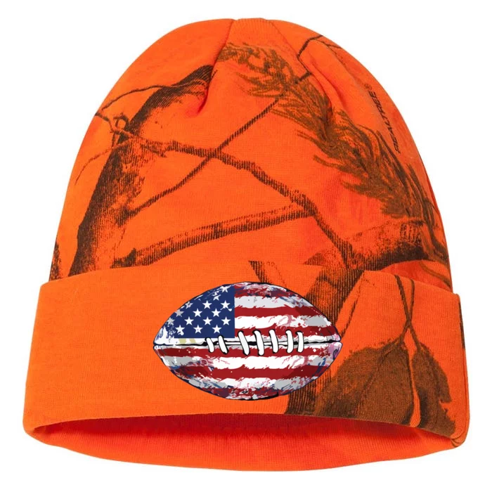 American Football Usa Flag Kati - 12in Camo Beanie