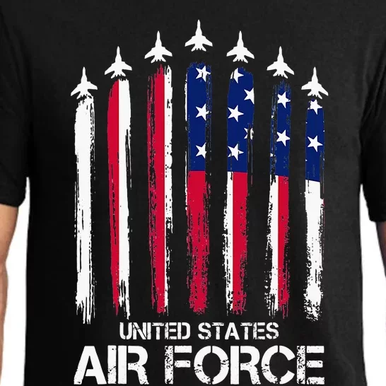 Air Force US Veterans American Flag 4th Of July Patriotic Pajama Set