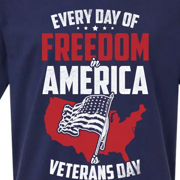 America Freedom Usa Patriotic Military Veterans Support Gift Sueded Cloud Jersey T-Shirt