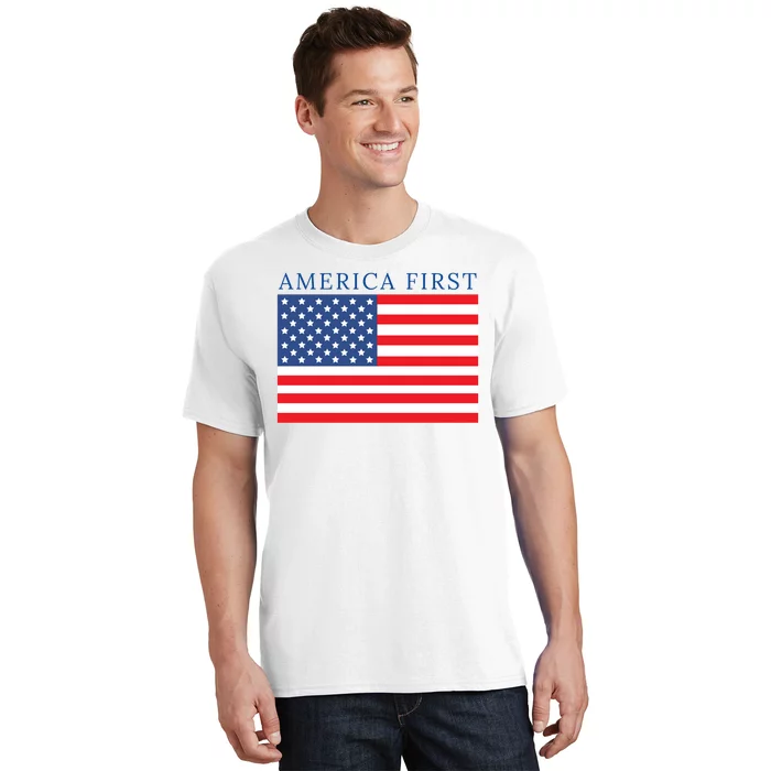 America First USA Flag T-Shirt