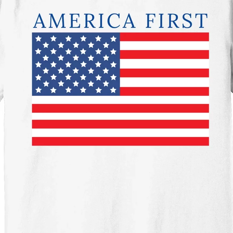 America First USA Flag Premium T-Shirt