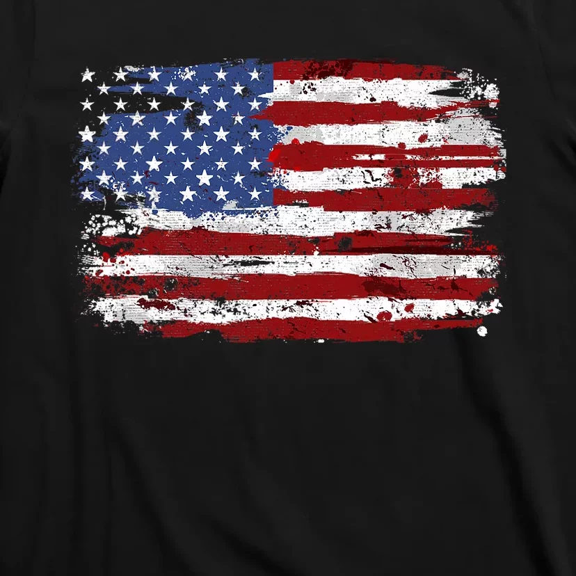 American Flag Usa United States Of America Us 4th Of July T-Shirt