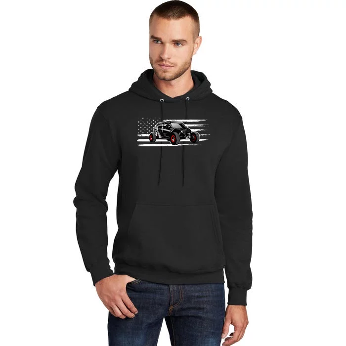 American Flag Utv Side By Side Sxs Off Road Tall Hoodie