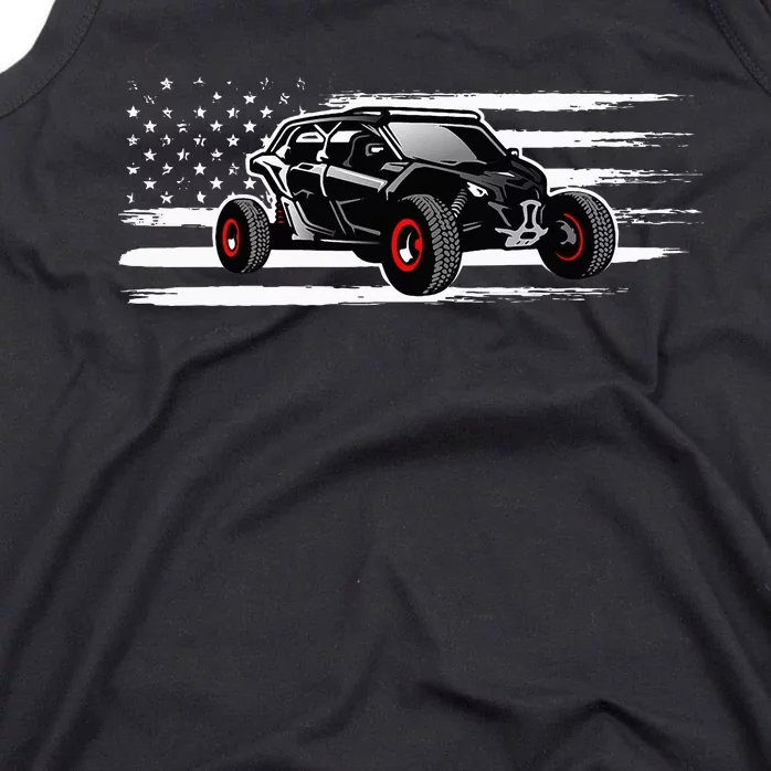 American Flag Utv Side By Side Sxs Off Road Tank Top