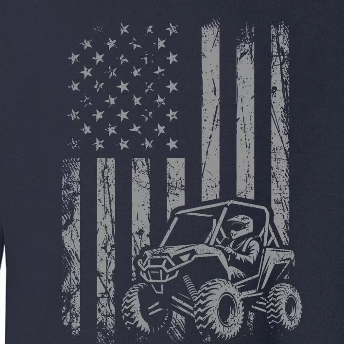 American Flag UTV Side By Side SXS Off Road Toddler Sweatshirt