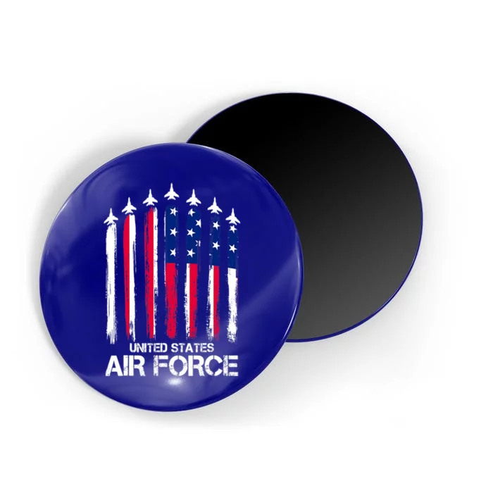 Air Force US Veterans 4th Of July American Flag Magnet