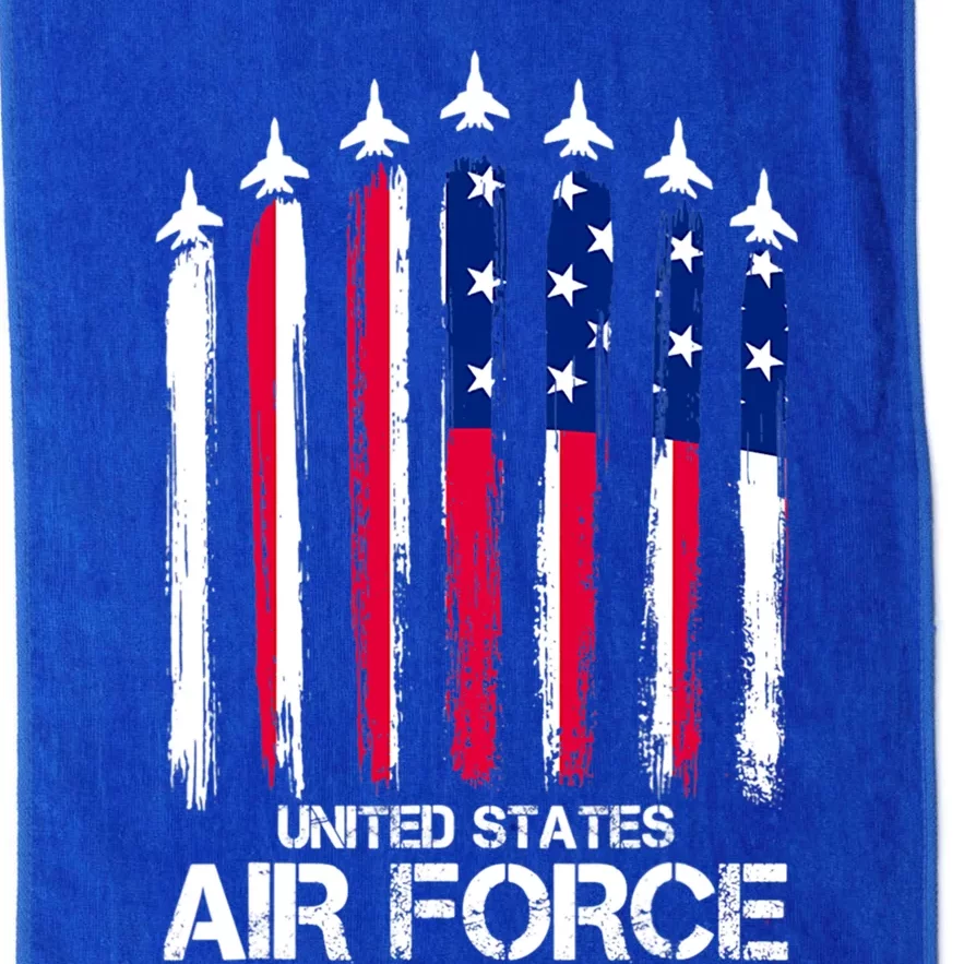 Air Force US Veterans 4th Of July American Flag Platinum Collection Golf Towel