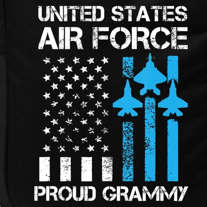 Air Force Us Veteran Proud Air Force Grammy 4Th Of July Impact Tech Backpack