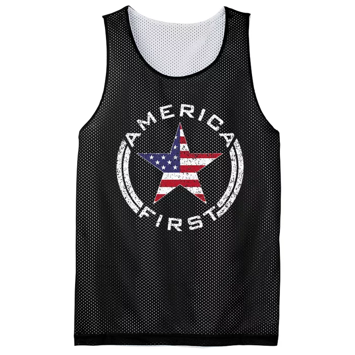 America First Usa Flag American Star Roundel Patriot Mesh Reversible Basketball Jersey Tank