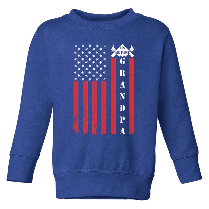 Air Force Veteran Proud Veteran Grandpa Veteran Lives Matter Gift Toddler Sweatshirt