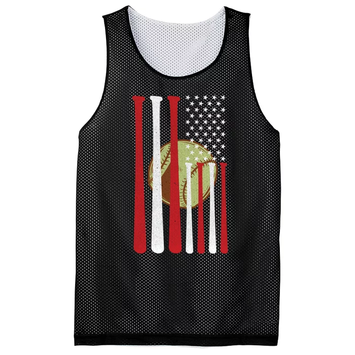 American Flag Vintage Baseball Flag Mesh Reversible Basketball Jersey Tank