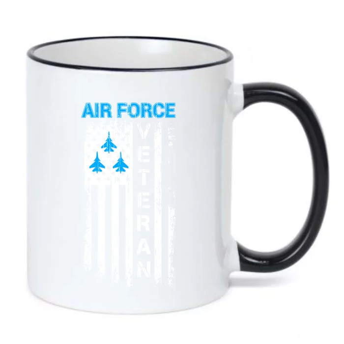 Air Force Veteran Gift Us Air Force Veterans Day Cute Gift Black Color Changing Mug