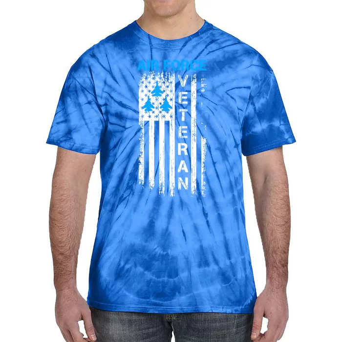 Air Force Veteran Gift Us Air Force Veterans Day Cute Gift Tie-Dye T-Shirt