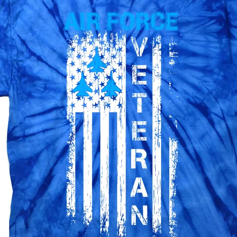 Air Force Veteran Gift Us Air Force Veterans Day Cute Gift Tie-Dye T-Shirt