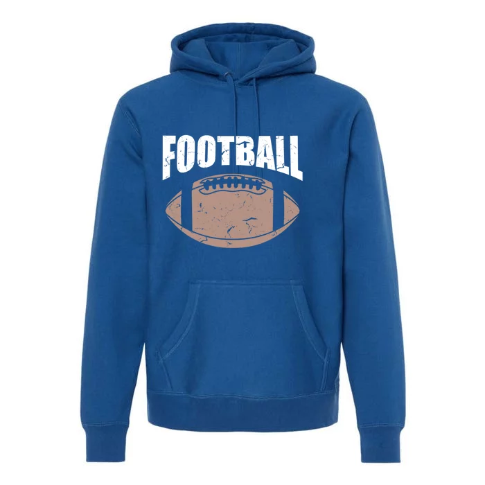 American Football Vintage Player Sports Cute Gift Premium Hoodie