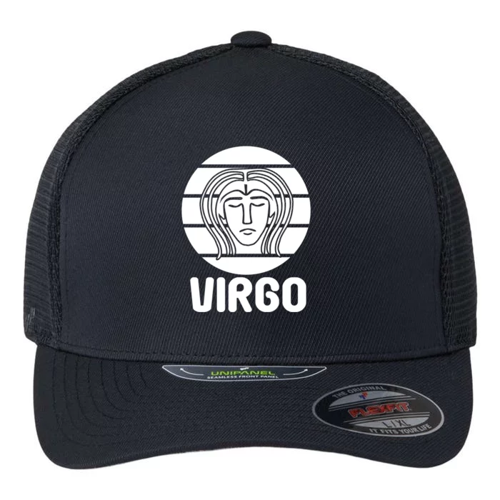 Astrology Funny Virgo Gift Flexfit Unipanel Trucker Cap