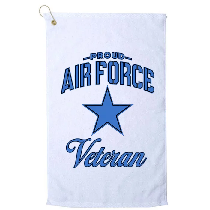 Air Force Veteran (Camo) VNeck Platinum Collection Golf Towel