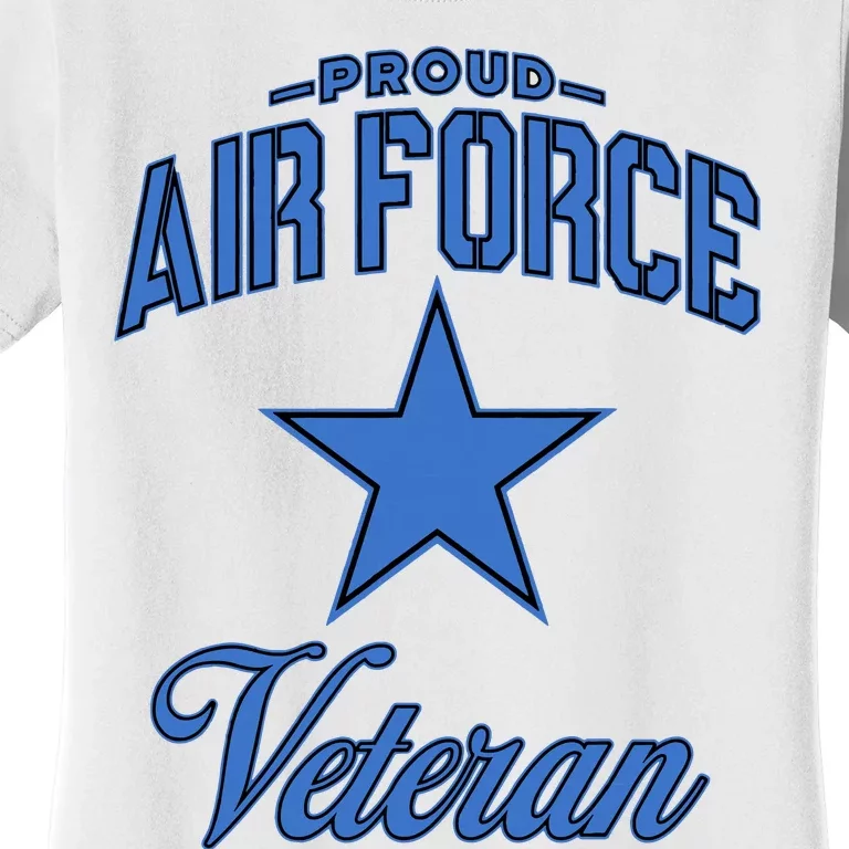 Air Force Veteran (Camo) VNeck Women's T-Shirt