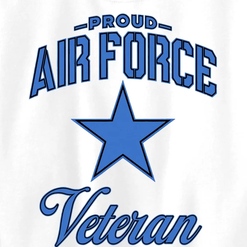 Air Force Veteran (Camo) VNeck Kids Sweatshirt