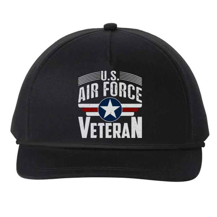 Air Force Veteran VET Snapback Five-Panel Rope Hat