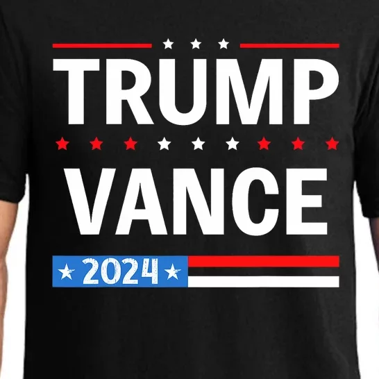 America Flag Vote 47 Trump Vance 2024 Vp Vice President Pajama Set