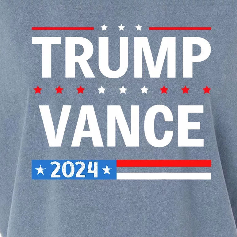 America Flag Vote 47 Trump Vance 2024 Vp Vice President Garment-Dyed Women's Muscle Tee