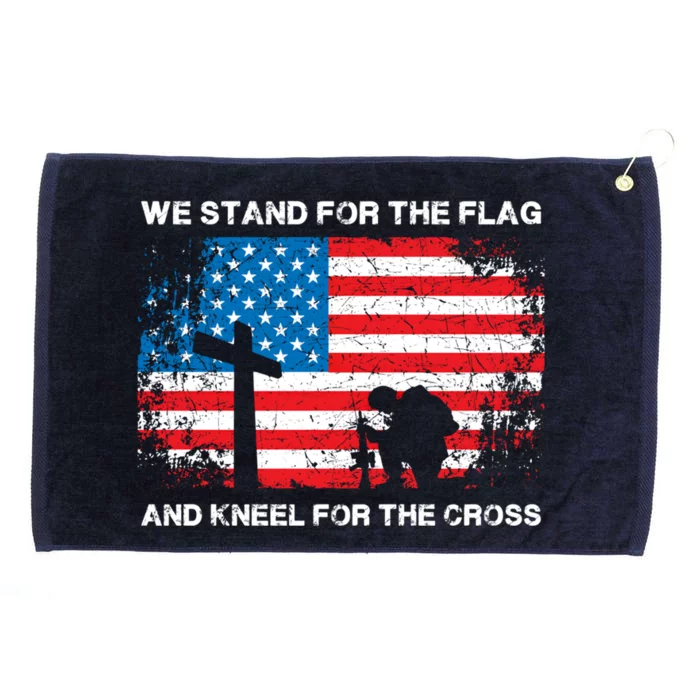 America Flag Veteran And Independance Day Great Gift Grommeted Golf Towel