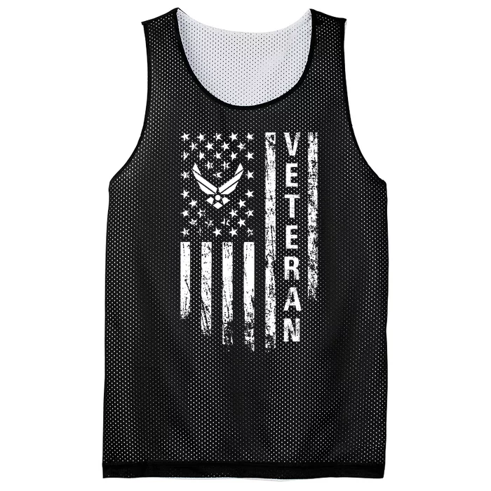 Air Force Veteran Mesh Reversible Basketball Jersey Tank