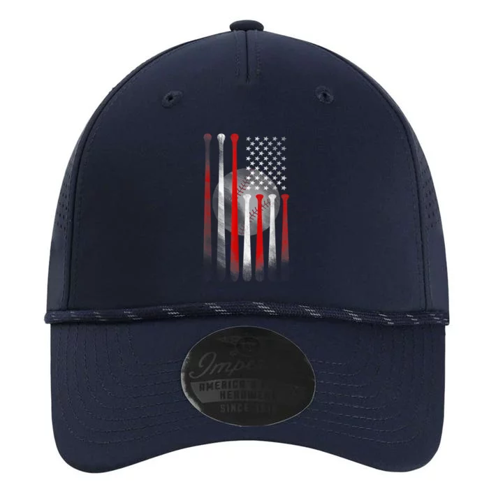 American Flag Vintage Baseball Bat Performance The Dyno Cap