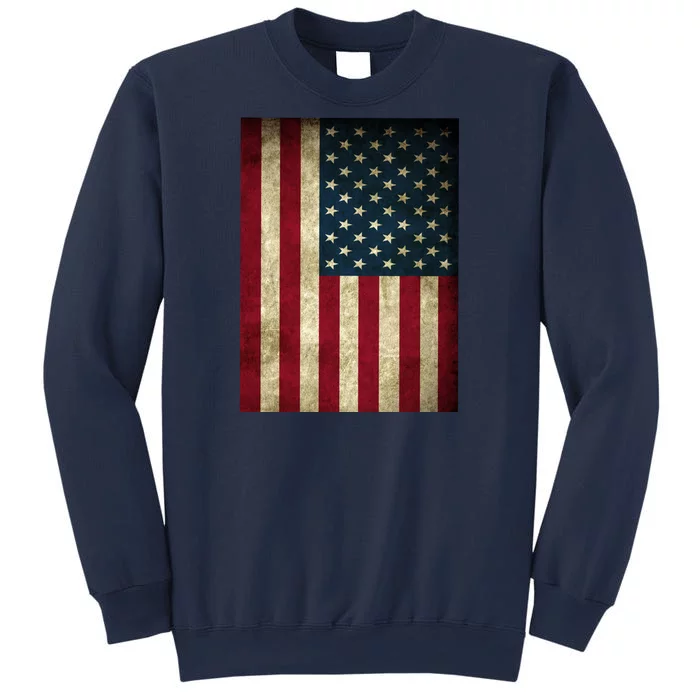 American Flag Vintage Distress Sweatshirt