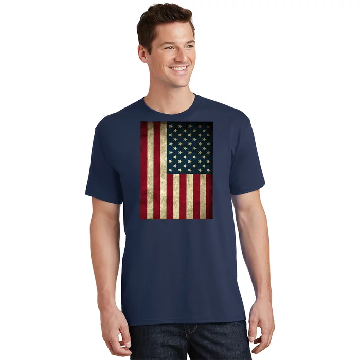 American Flag Vintage Distress T-Shirt