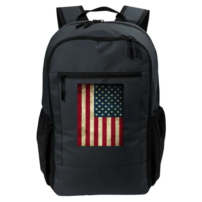 American Flag Vintage Distress Daily Commute Backpack