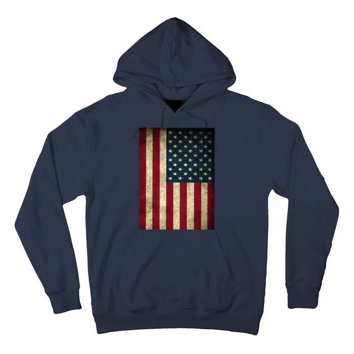 American Flag Vintage Distress Hoodie