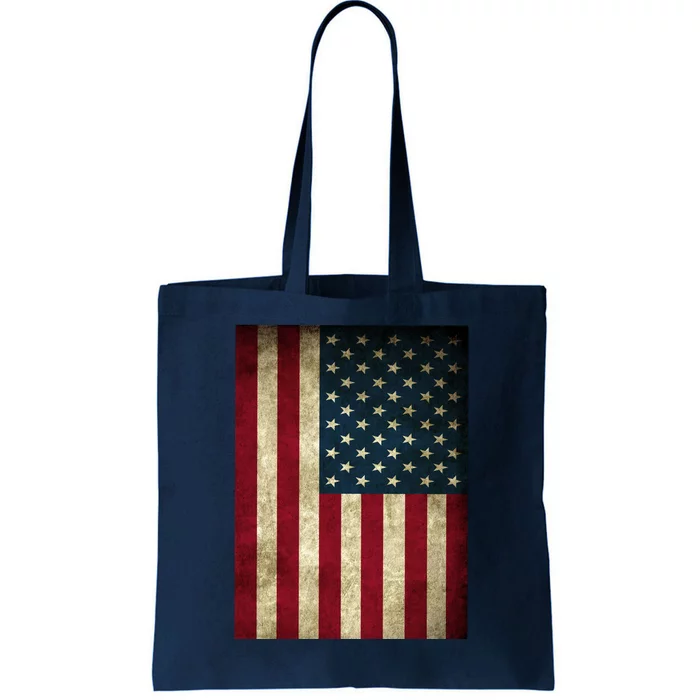 American Flag Vintage Distress Tote Bag