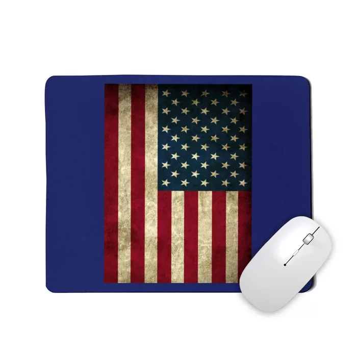 American Flag Vintage Distress Mousepad