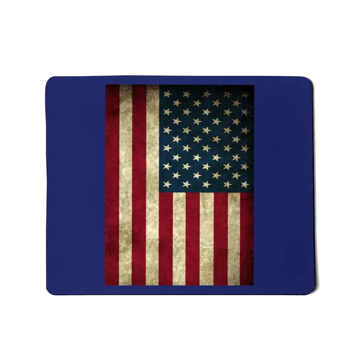 American Flag Vintage Distress Mousepad