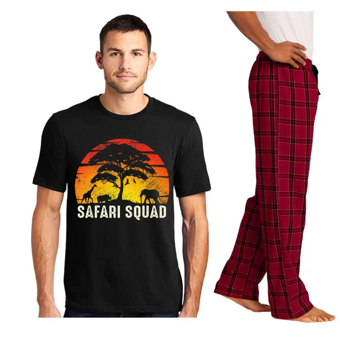 African Family Vacation Safari Squad Funny Matching Trip Pajama Set