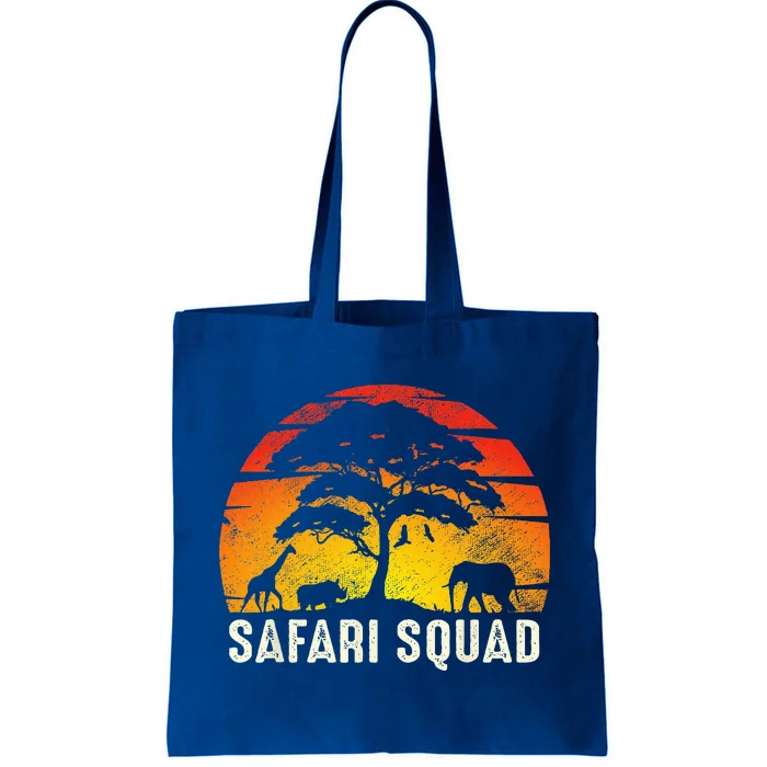 African Family Vacation Safari Squad Funny Matching Trip Tote Bag