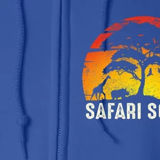 African Family Vacation Safari Squad Funny Matching Trip Full Zip Hoodie