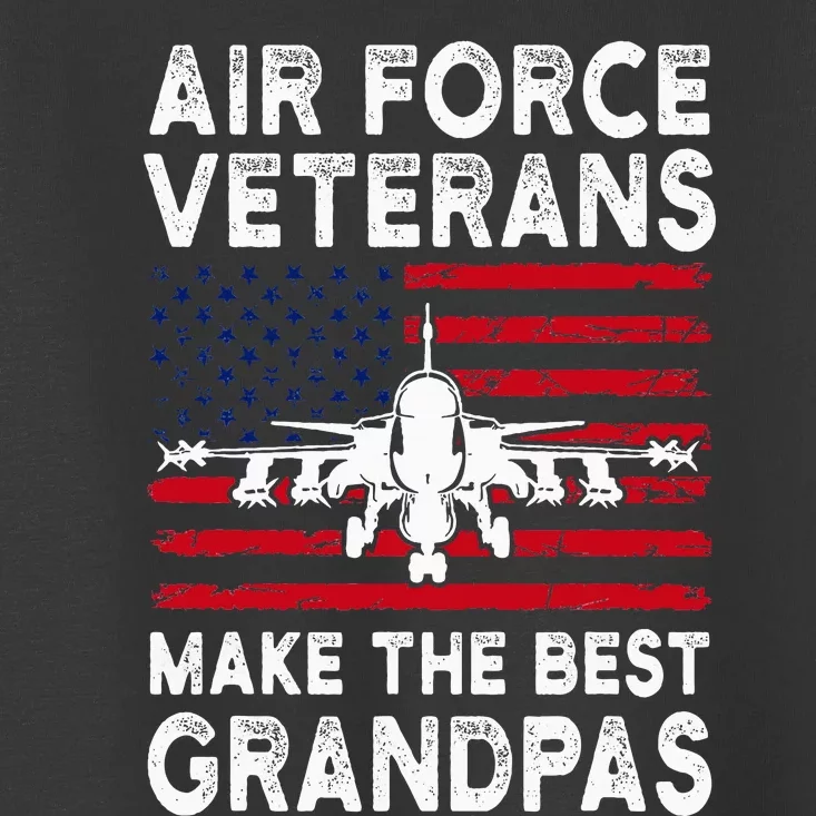 American Flag Veteran Makes Best Grandpa Toddler T-Shirt