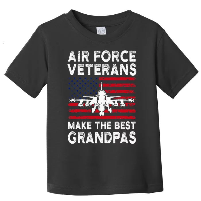 American Flag Veteran Makes Best Grandpa Toddler T-Shirt