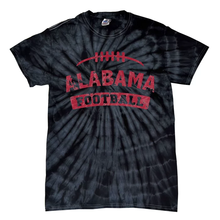 Alabama Football Vintage Distressed Tie-Dye T-Shirt