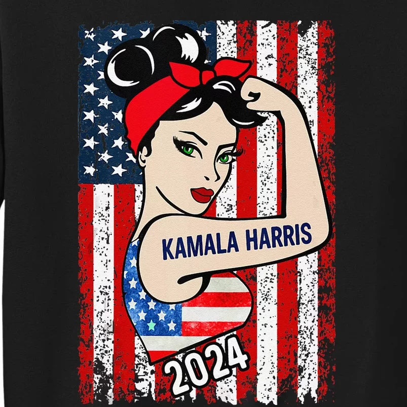 America Flag Vote 47 Kamala Harris 2024 President Sweatshirt