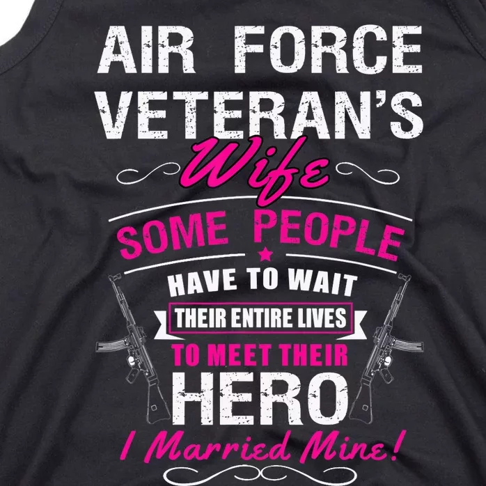 Air Force Veteran's Wife Tank Top