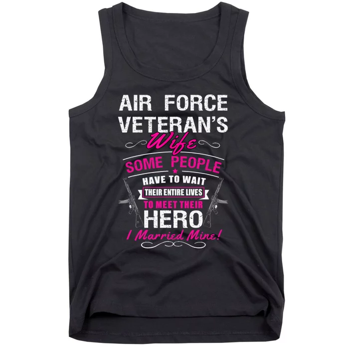 Air Force Veteran's Wife Tank Top