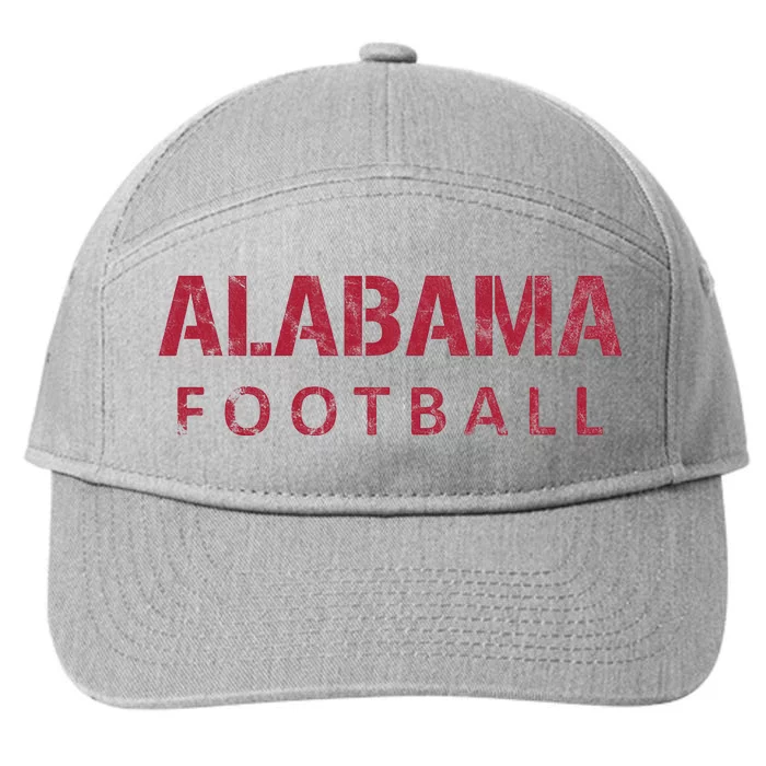 Alabama Football Vintage Distressed 7-Panel Snapback Hat