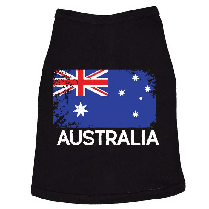 Australian Flag Vintage Made In Australia Gift Doggie Tank